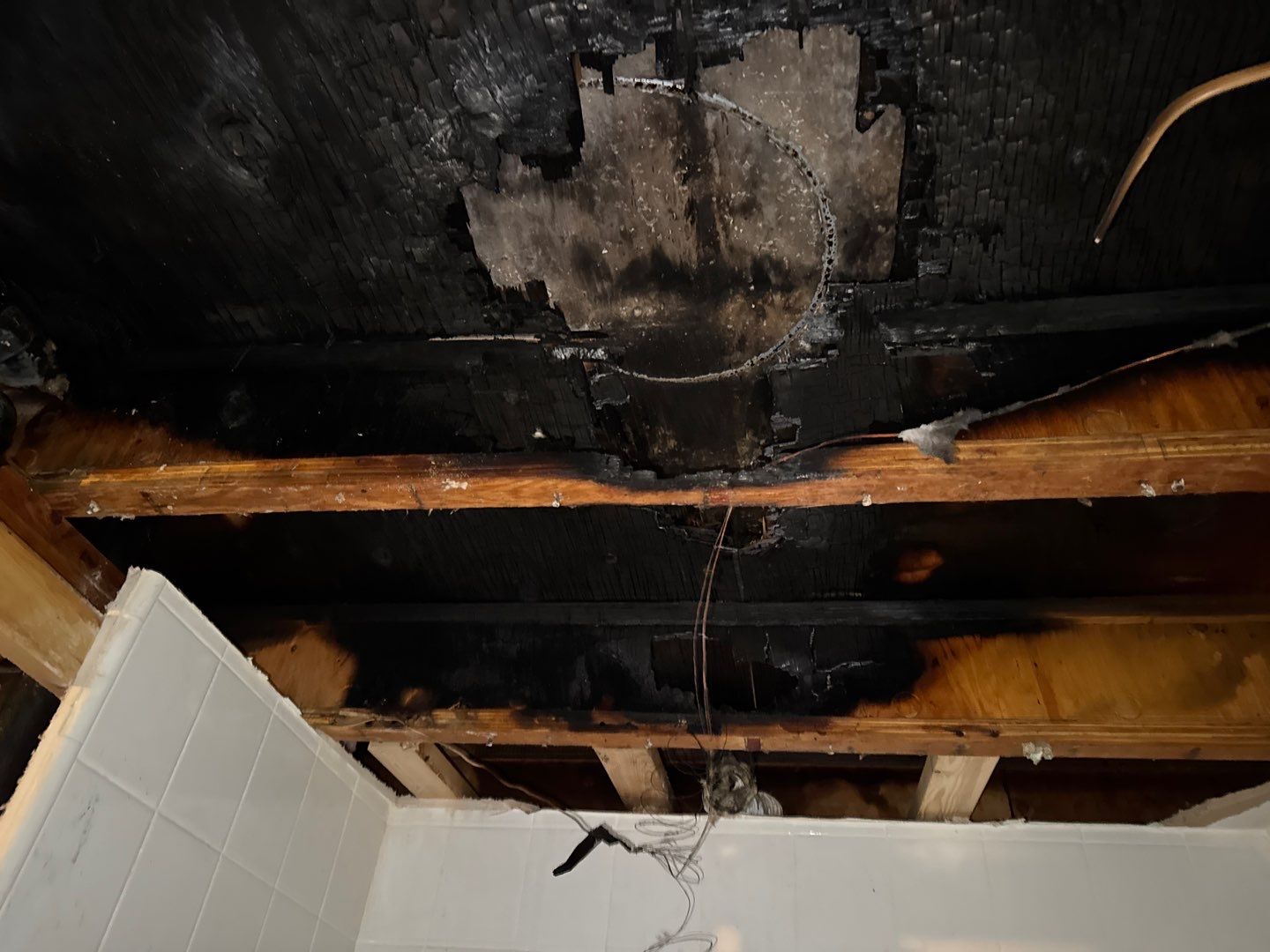 Fire damage restoration service
